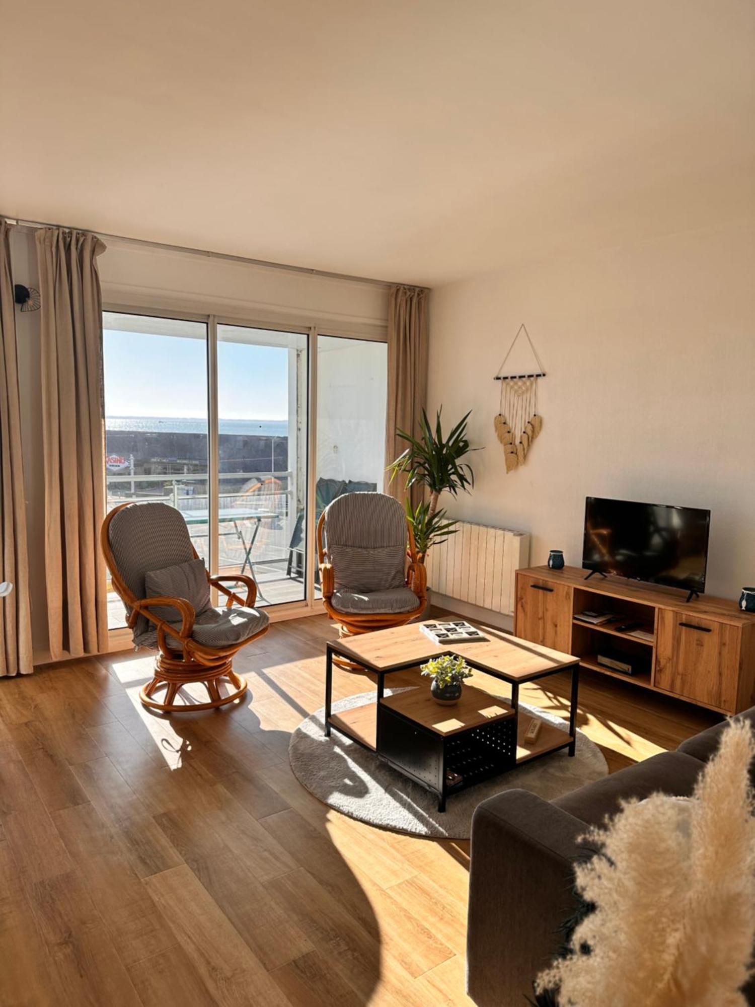 Appartement Vue Sur Mer, A Deux Pas De La Plage Port-Haliguen Kültér fotó